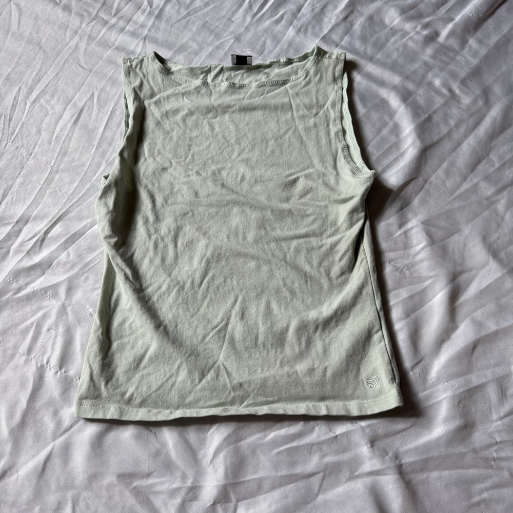 Aritzia Sunday Best Mint Green Sleeveless Tank Top Women's Small Fitted
